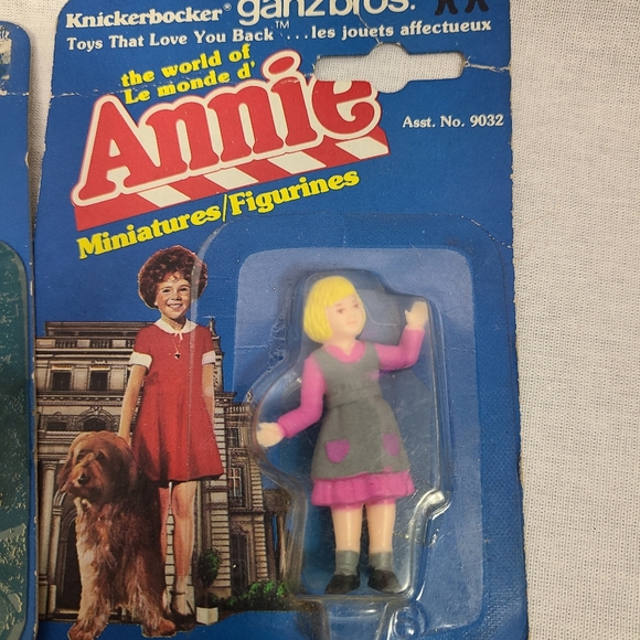 Set Of 9 1982 The World Of Annie Miniatures Knickerbocker - Picture 10 of 14